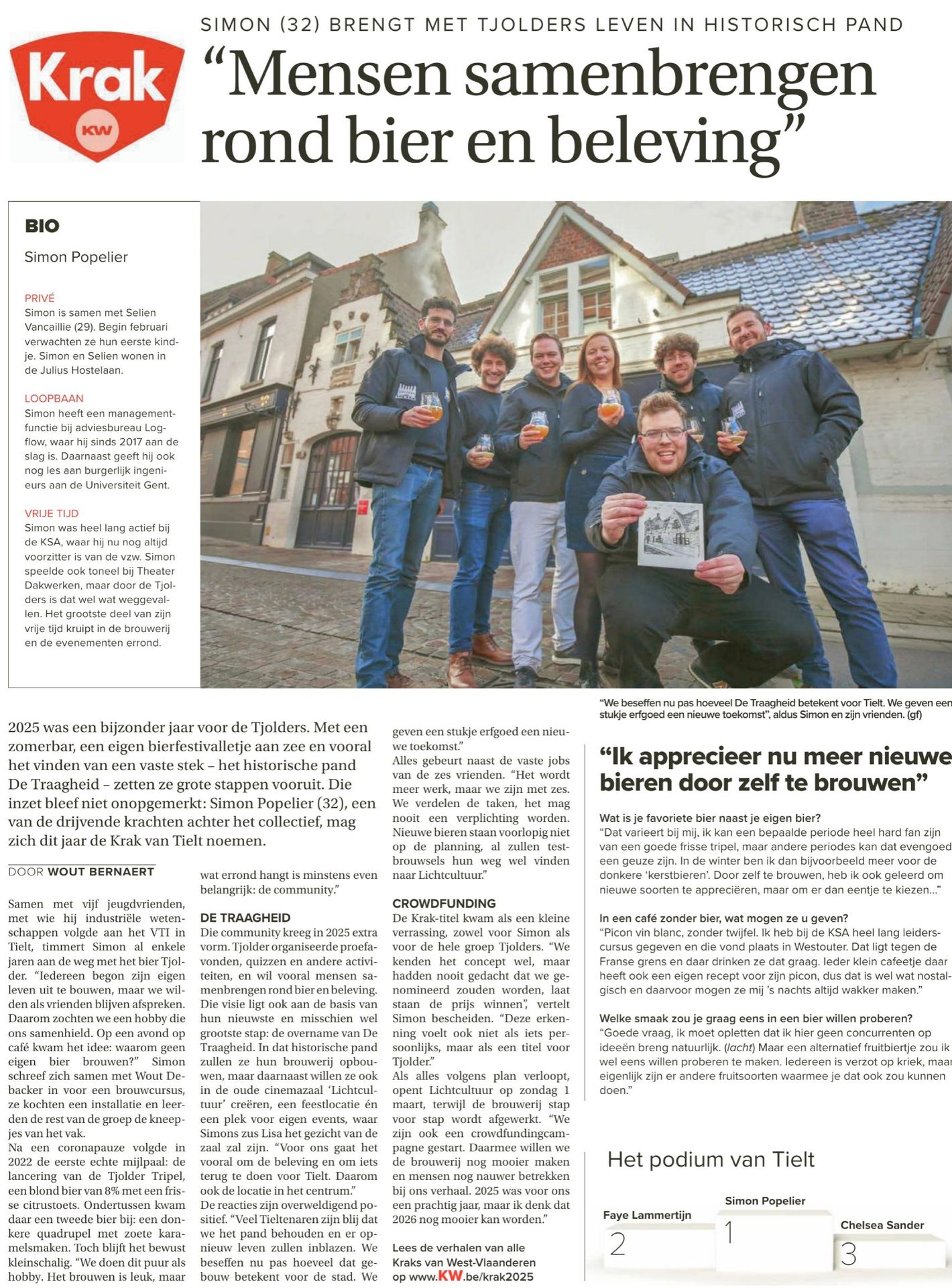 Simon Popelier brengt mensen samen rond Bier en beleving in Lichtcultuur